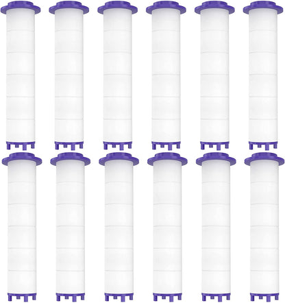 Transform Your Shower Experience with 12 High-Pressure Hydro Jet Shower Head Filters Featuring Vortex Turbo Fan Technology